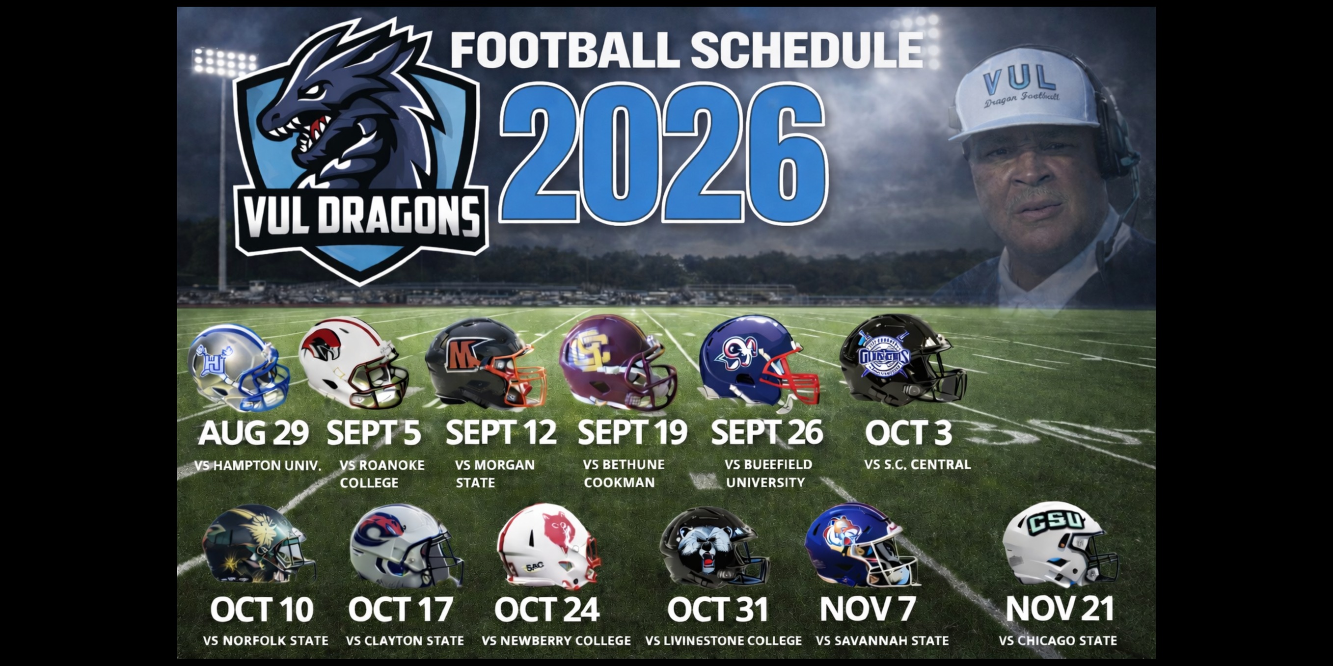 New Opponents, Big Battles- The 2026 Dragons Football Schedule Has Dropped!